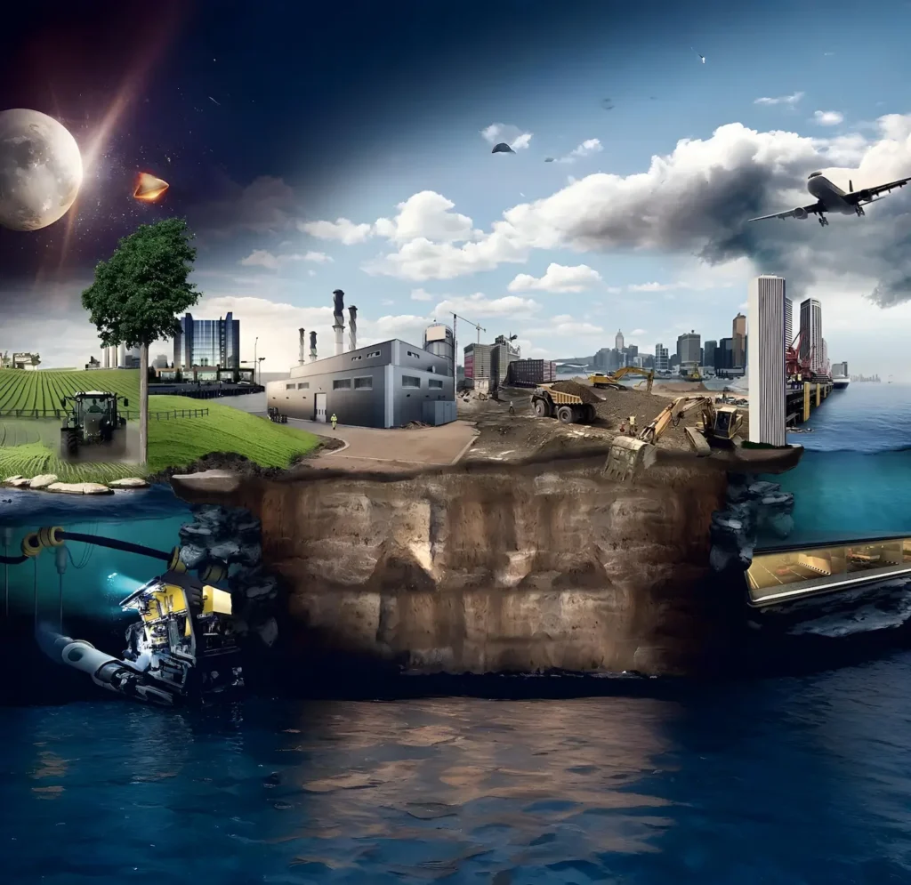 Imagen representativa de las industrias que usan mangueras industriales