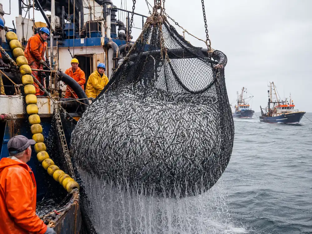 Niño costero en la pesca